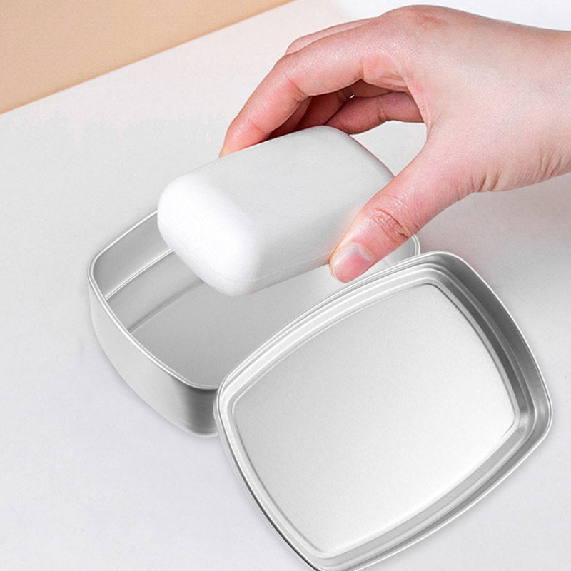 seifenbox metall - Silber (2er-Set)