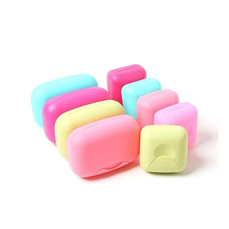 schachtel für kleine seife - Rosa - Blau - Fuchsia Rosa - Grün - Weiß