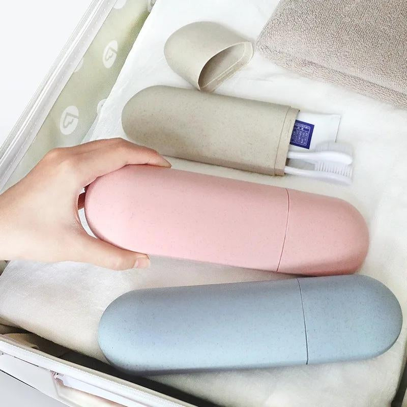reisezahnbürstenbox - Beige - Grün - Blau - Rosa