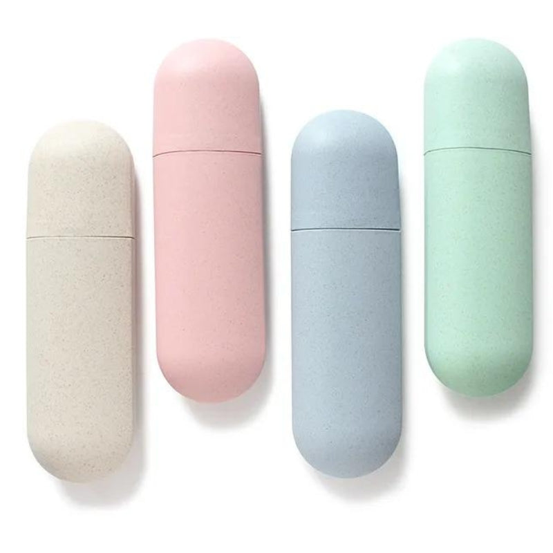 originale zahnbürstenetui - Beige - Grün - Blau - Rosa