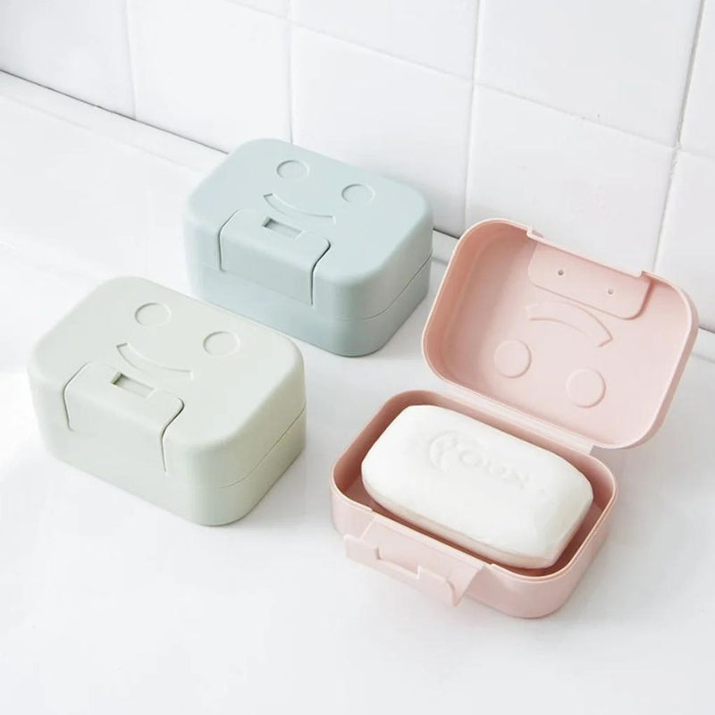 seifenbox für reisen - Blau - Grün - Rosa - Violett