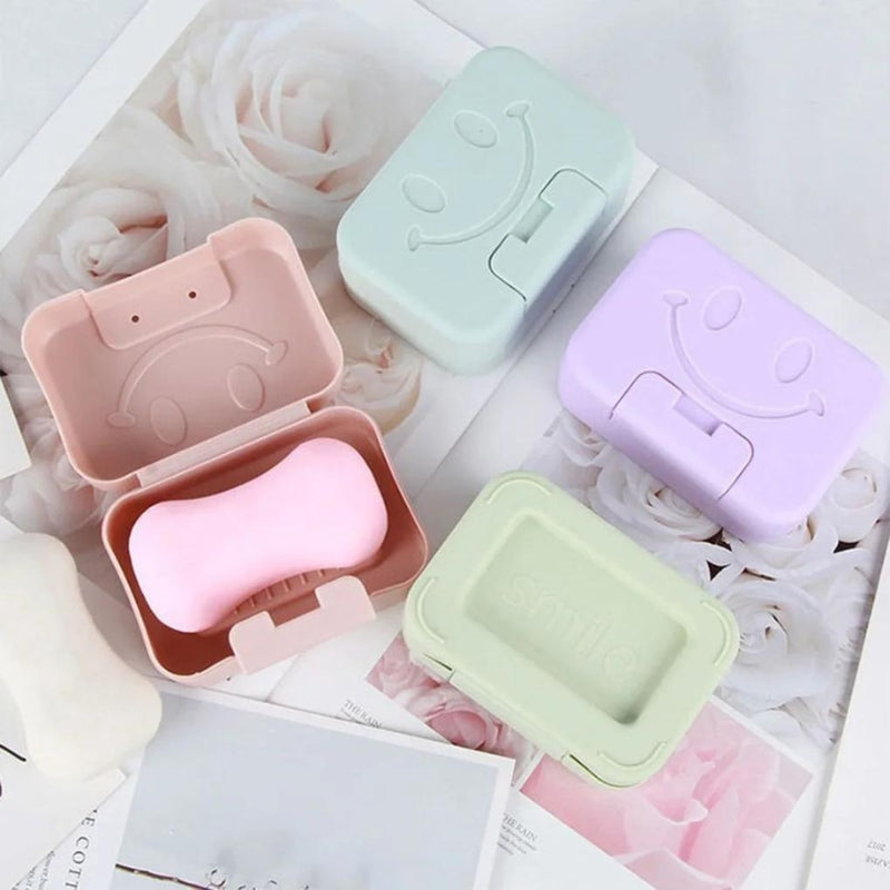 seifenbox für reisen - Blau - Grün - Rosa - Violett
