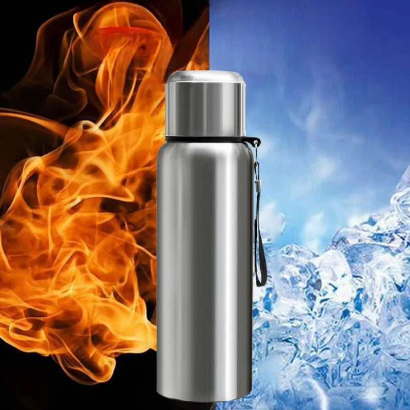 thermoskanne für kaffee flasche auf kontrastierendem hintergrund - Grau - Grau mit LED Temperatur - Schwarz - Schwarz mit LED Temperatur