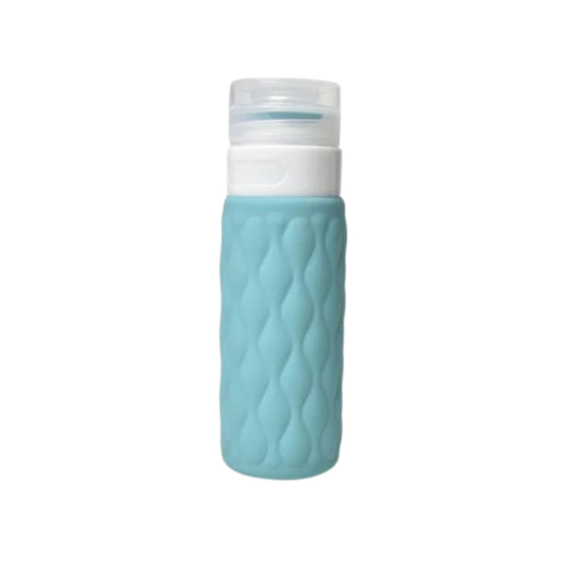 tragbare flasche für flüssigseife auf reisen - Himmelblau