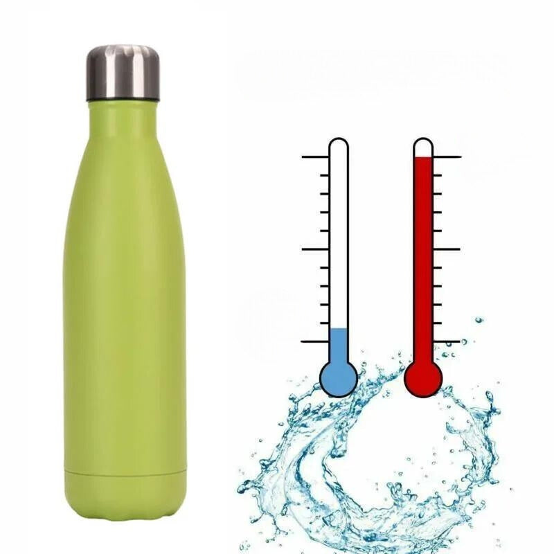isothermische flasche herren - Schwarz - Grün - Rosa - Blau - Hellblau - Himmelblau - Gelb - Violett - Orange - Weiß - Rot - Grau - Gold