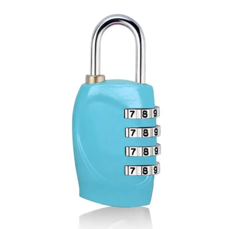 schloss mit code für koffer - Blau - Modell 1