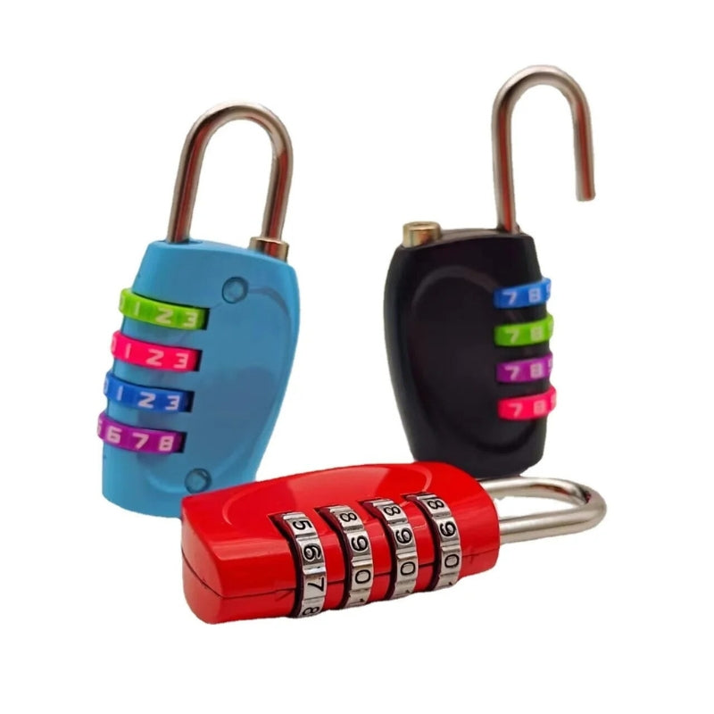 koffer schloss code - Rosa - Blau - Grau - Schwarz - Rot - Grün