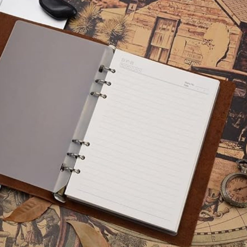 geschenk notizbuch aus leder - Braun - Dunkelbraun - Schwarz - Grün - Violett - Rot