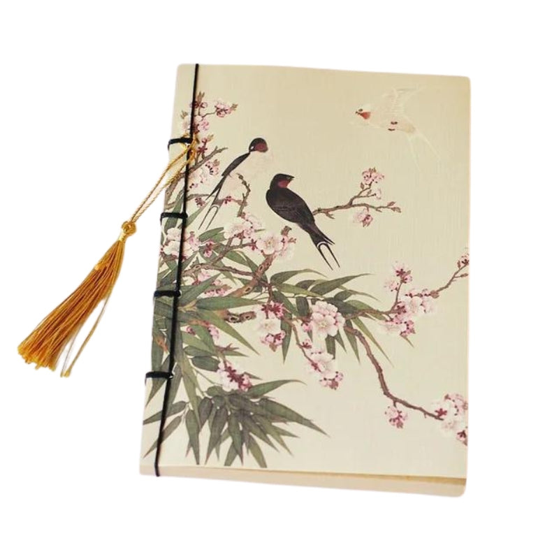 notizbuch japanisch für männer - Vogelmotiv - Modell 4