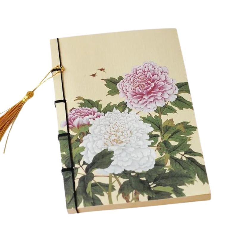 notizbuch reise japan - Blumenmuster - Modell 5