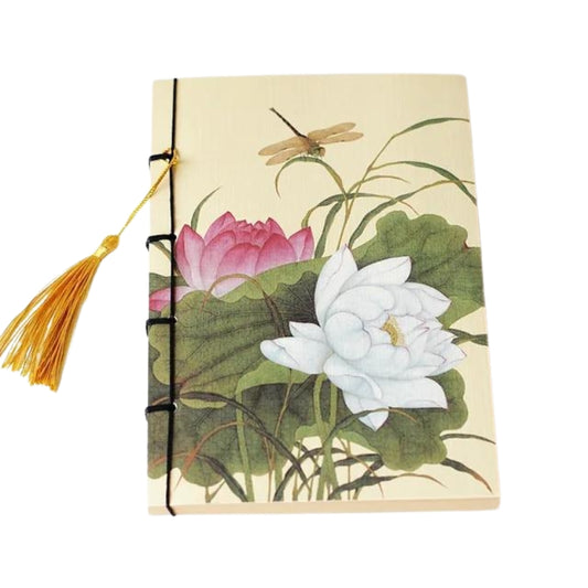 japanisches notizbuch - Blumenmuster - Modell 1