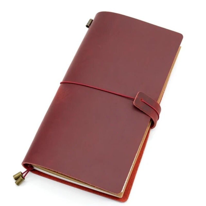notizbuch leder einband - Rot