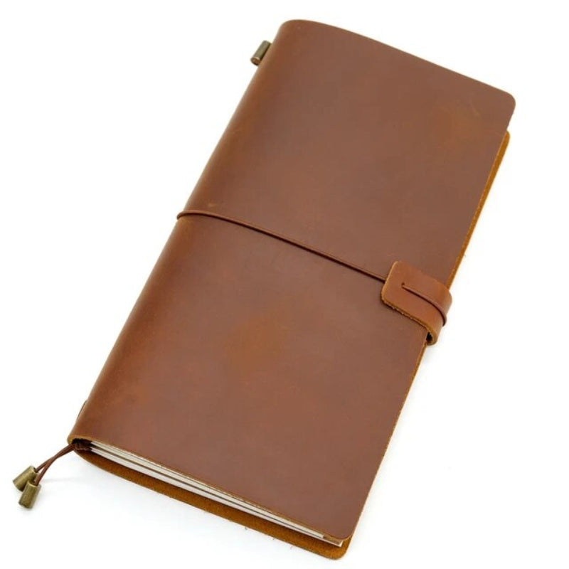 notizbuch aus leder - Braun