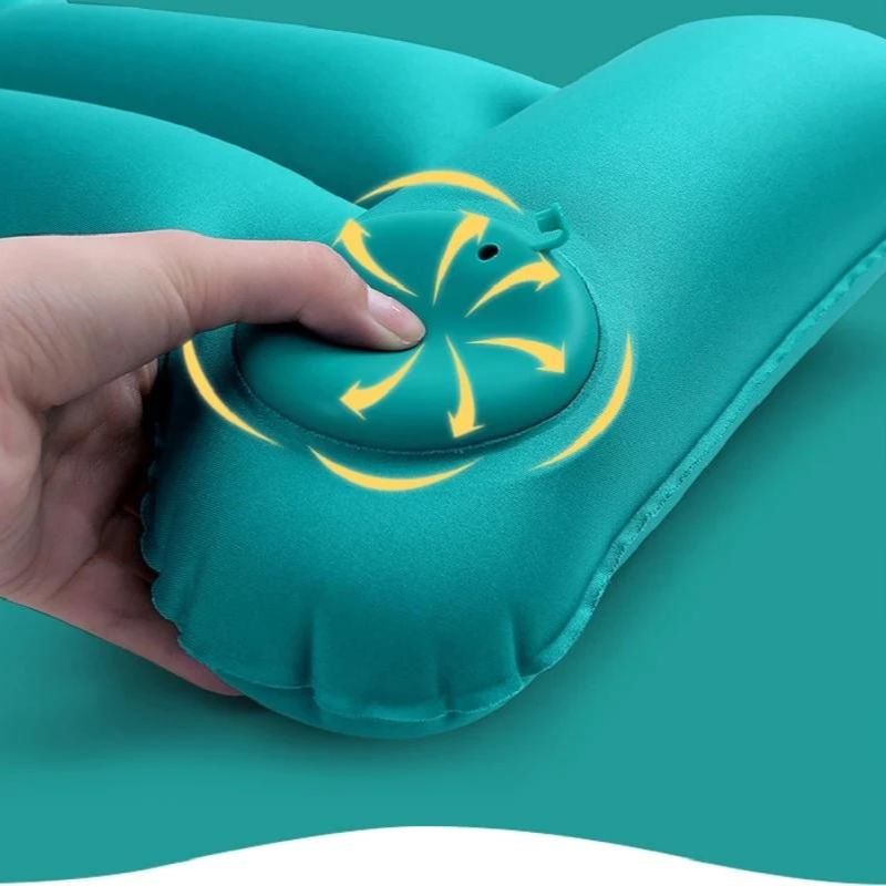 aufblasbares halskissen reise für männer - Blau - Marineblau - Hellblau - Himmelblau - Grau - Grün