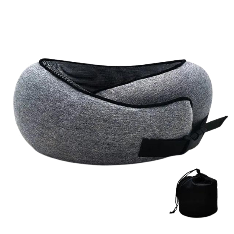 memory foam kissen für reisen - Grau Schnallenverschluss