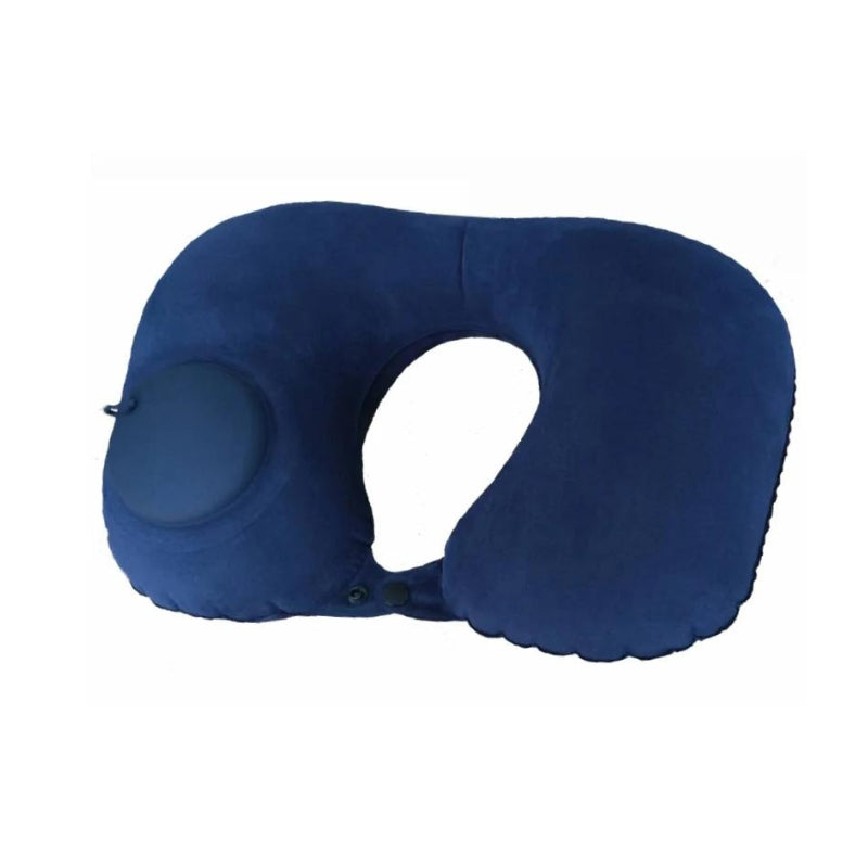 aufblasbares nackenreisekissen - Marineblau