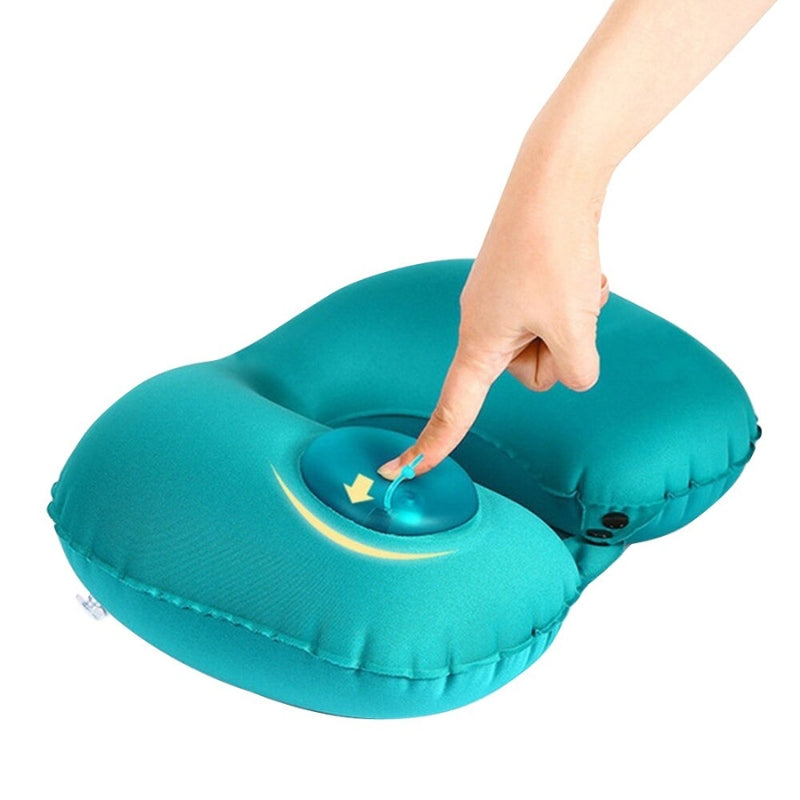 aufblasbares nacken kissen reise - Blau - Marineblau - Grau - Rosa