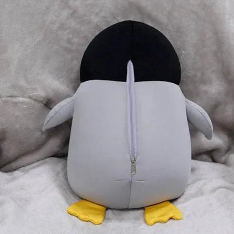 reise-kissen - Grauer Pinguin - Schwarzer Pinguin - Delfinblau - Graue Katze - Gelbe Katze