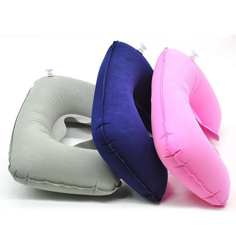 aufblasbares kissen nacken - Rosa - Grau und Schwarz - Blau und Orange - Orange - Fuchsia - Braun - Blau und Rosa - Grau - Rot - Blau - Himmelblau - Marineblau