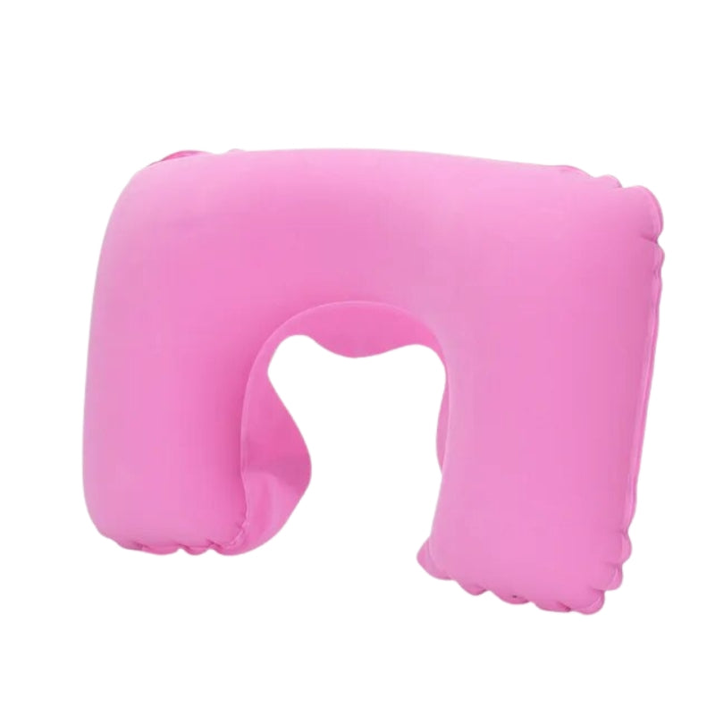 aufblasbares nackenreisekissen - Rosa