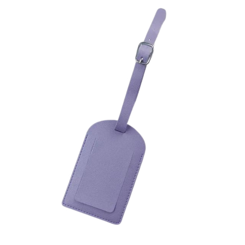 personalisierbarer leder gepäckanhänger - Lavendel 1 Stück