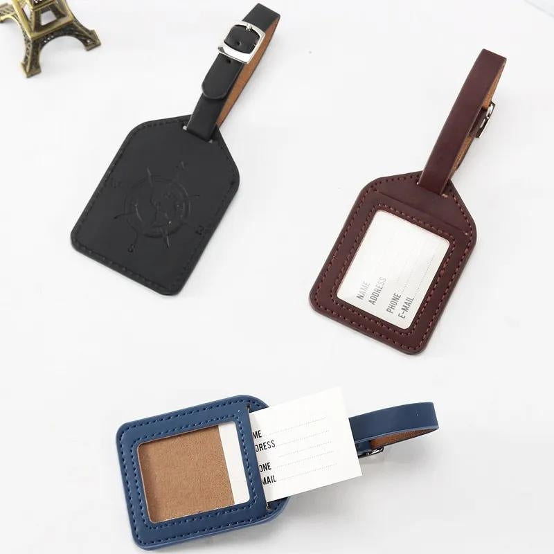 ledergepäckanhänger - Grün - Schwarz - Camel - Dunkelbraun - Blau