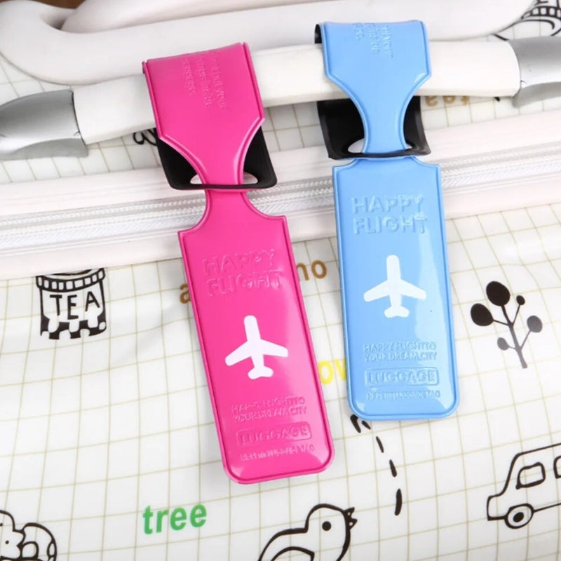 kofferanhänger flugzeug - Schwarz - Blau - Rosa - Fuchsia - Gelb