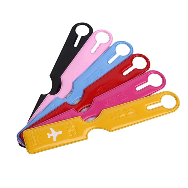 lustiger gepäckanhänger - Schwarz - Blau - Rosa - Fuchsia - Gelb