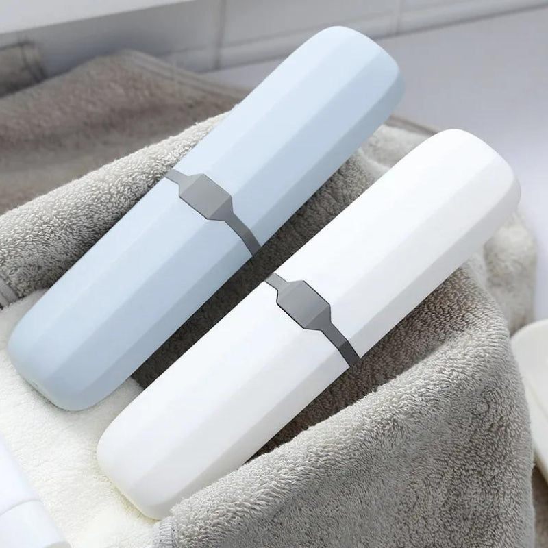 zahnbürstenbox - Transparent - Weiß - Blau - Schwarz