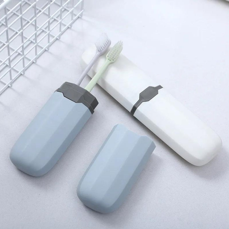 box für zahnbürste und zahnpasta - Transparent - Weiß - Blau - Schwarz