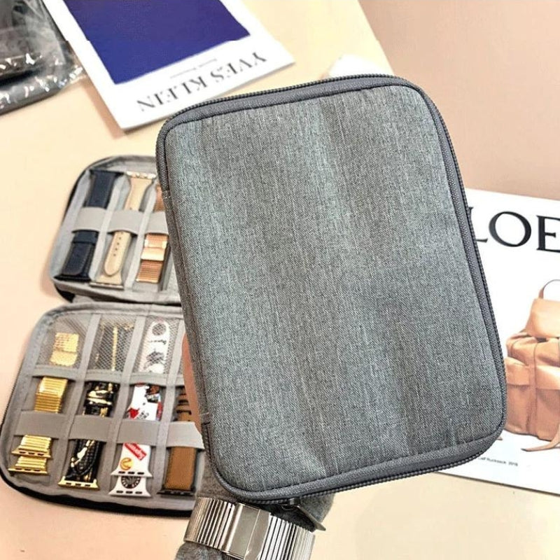reisetasche für uhr - Grau - Blau - Violett - Schwarz