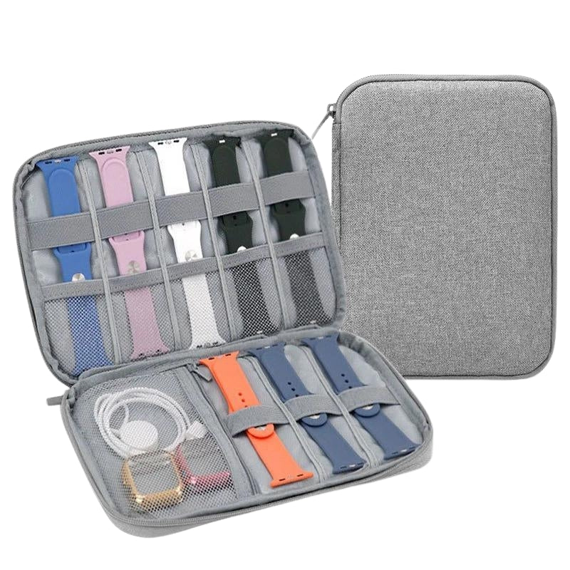 reise uhren etui - Grau - Blau - Violett - Schwarz