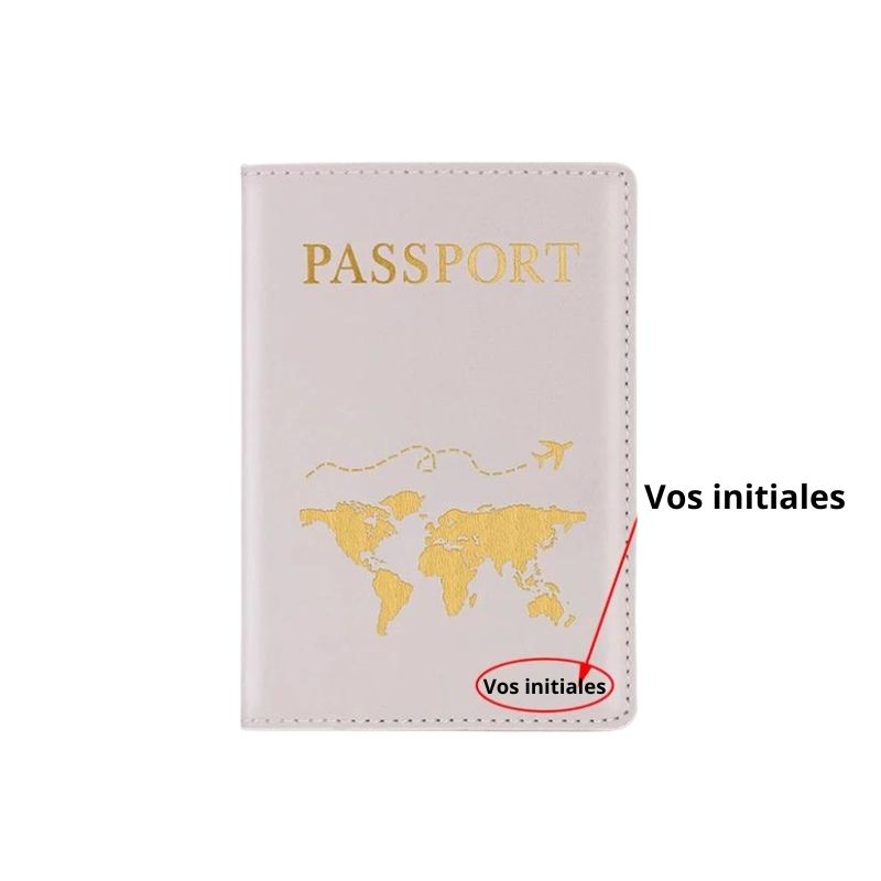 personalisierter reisepass schutz - Grau