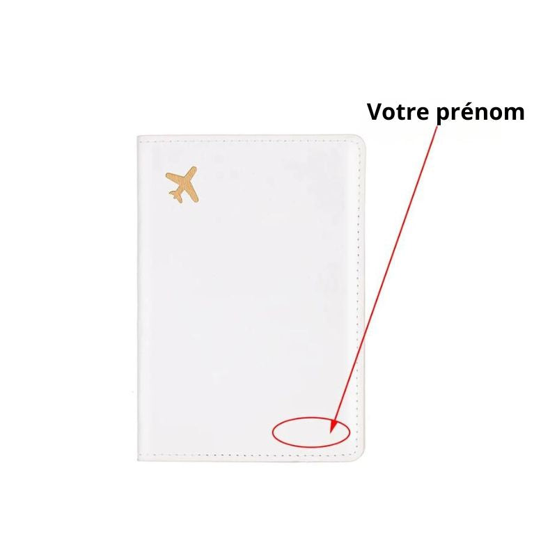 personalisierte reisepasshülle - Weiß