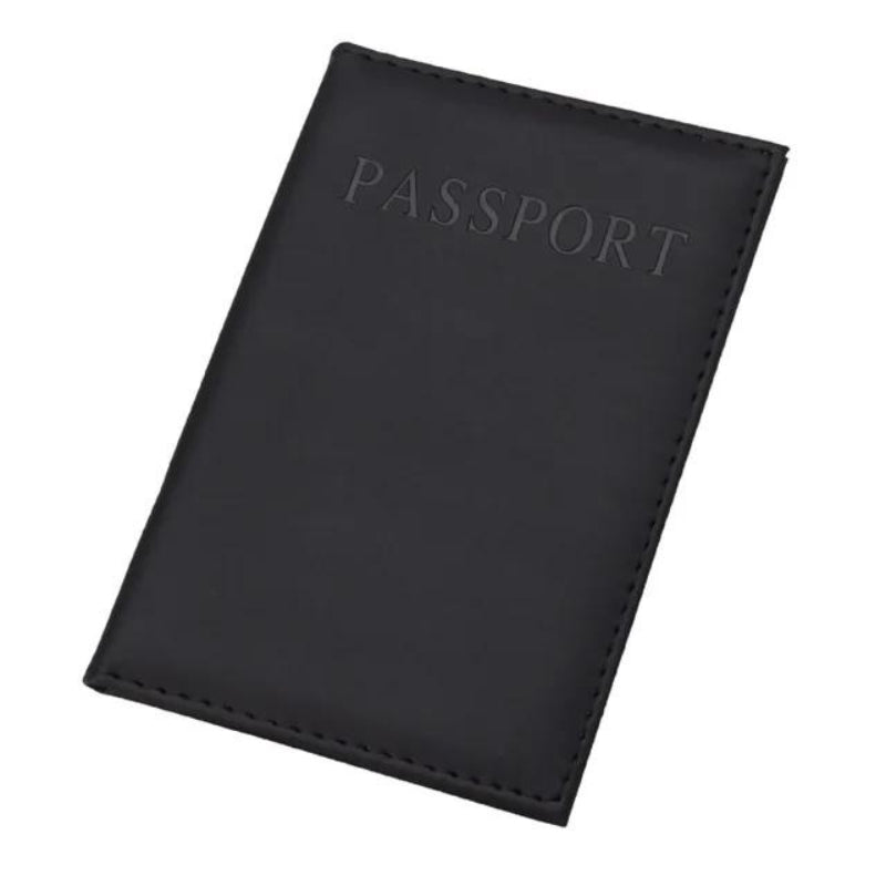 originelles reisepass etui - Schwarz