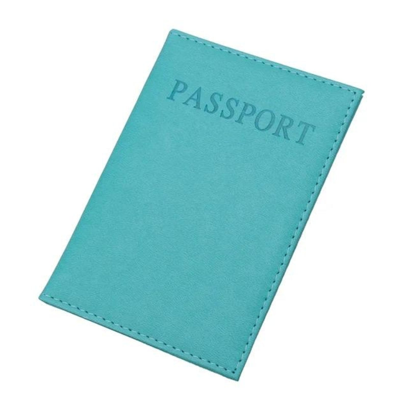 luxus reisepasshülle - Himmelblau