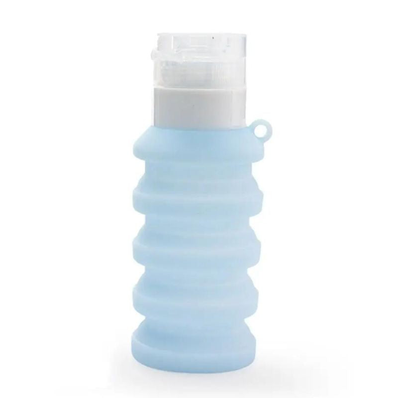 reise flasche aus silikon - Blau