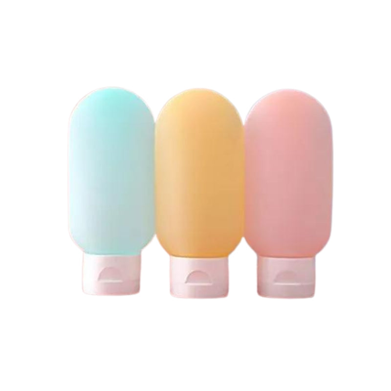 flexible reiseflasche - Helle Farben 60ml