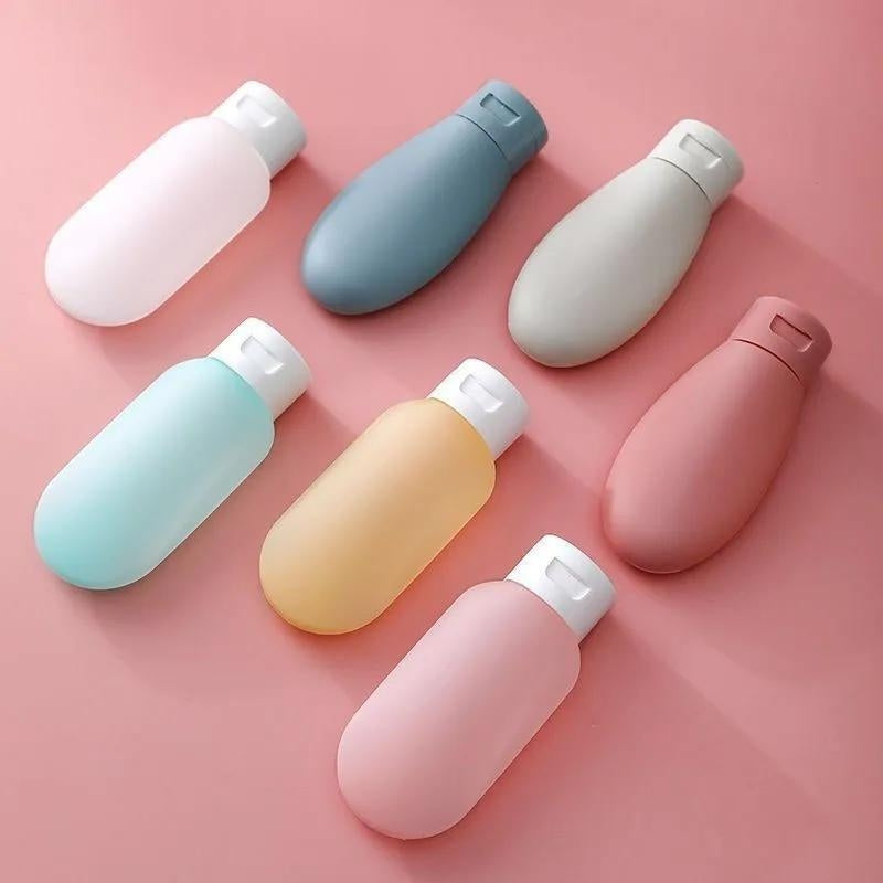 silikon reiseflasche - Dunkle Farben 60ml - Helle Farben 60ml - Weiß 100ml