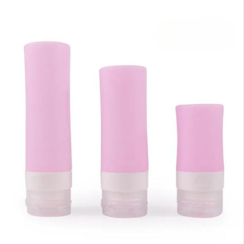 silikon reiseflasche - Rosa 2