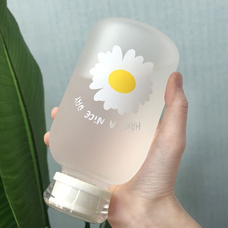 glasflasche mit strohhalm - Weiß - Transparent