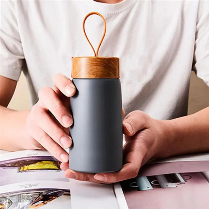 thermosflasche kind - Braun - Rosa - Grün - Grau