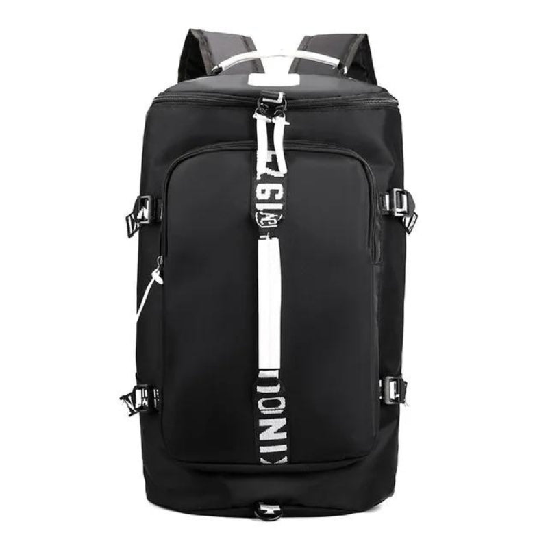 großer umhängetaschen-rucksack - Schwarz