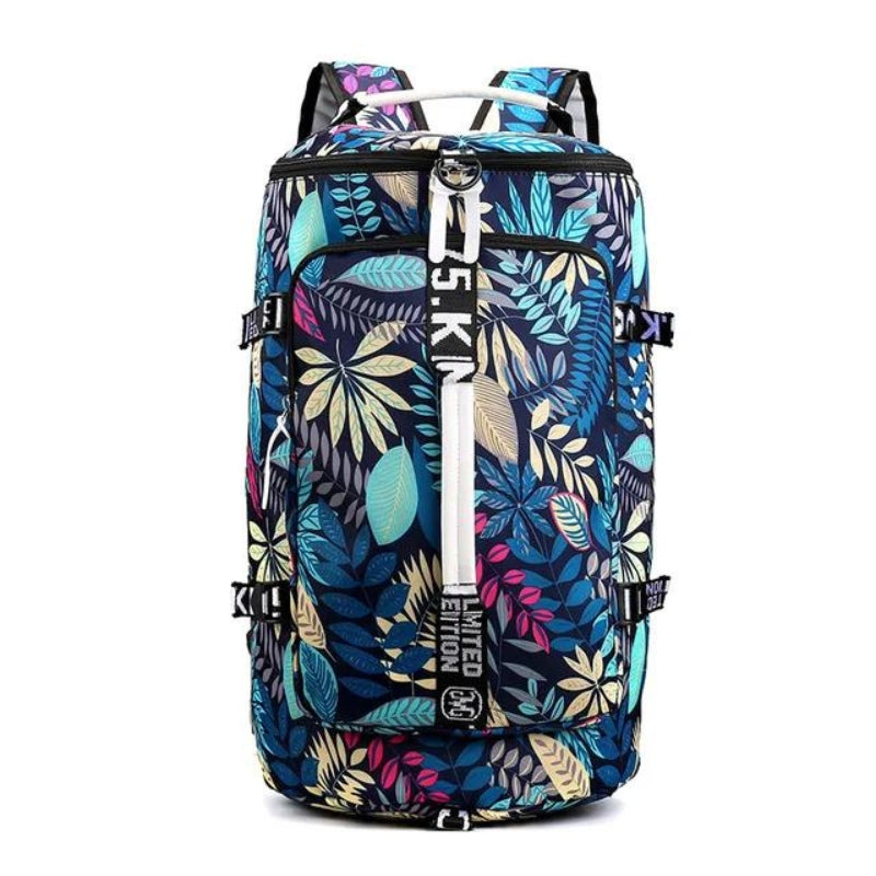 großer reise-rucksack - Ahornblattblau
