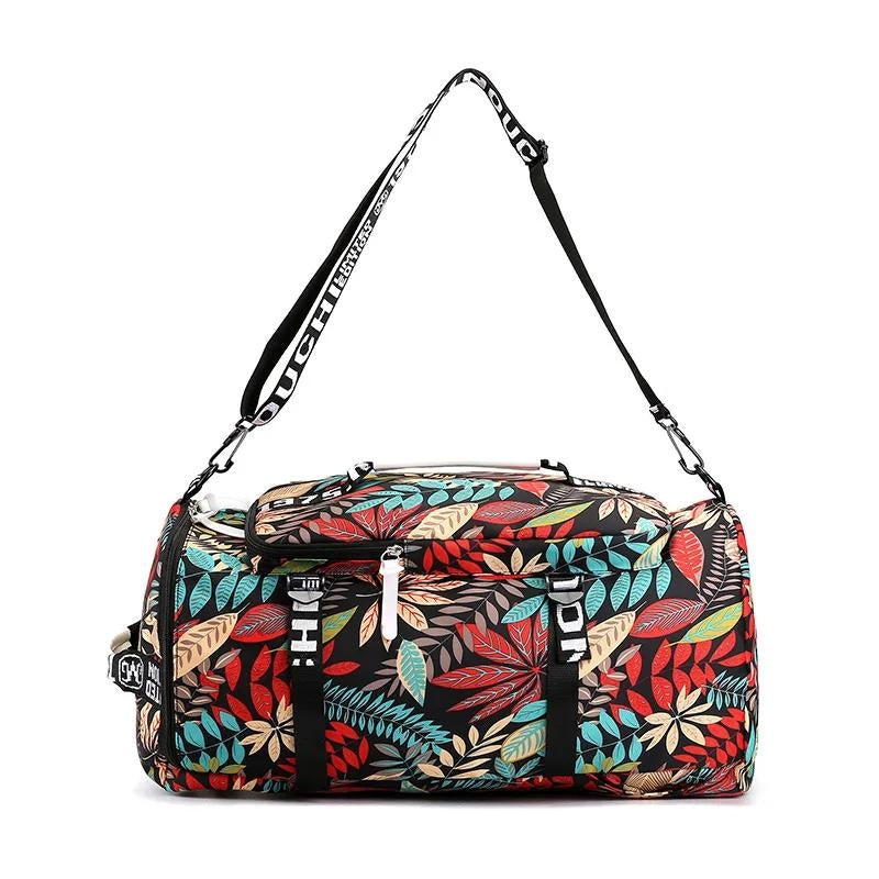 großer rucksack - Schwarz - Grau - Blau - Ahornblattblau - Ahornblattrosa - Mehrfarbig - Ahornblattrot