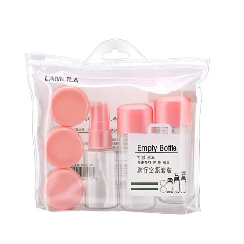 leere flasche reiseset - Rosa