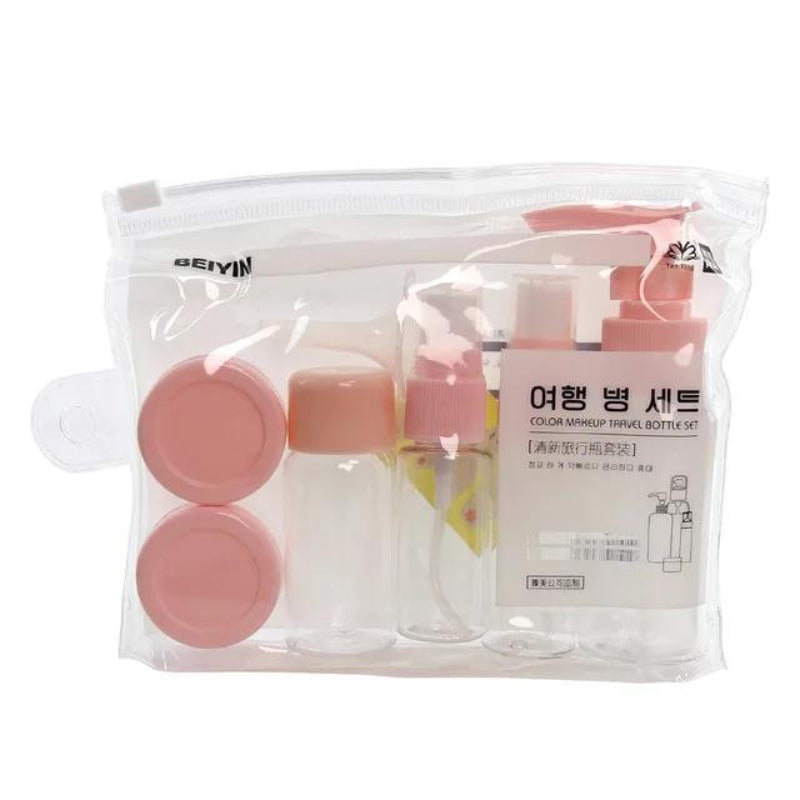 kleine fläschchen für creme - Rosa - 7 Stück - Modell 2