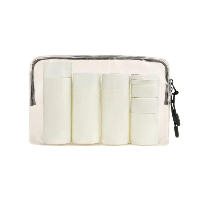 leere flasche reiseset - Weiß