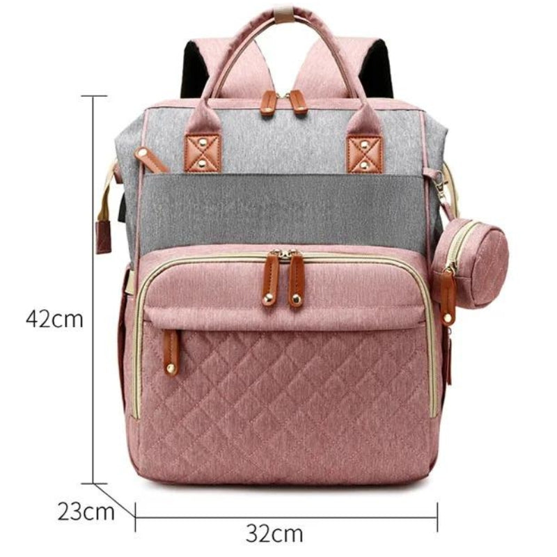 faltbares baby wickelbett nahaufnahme maße - Schwarz - Rosa