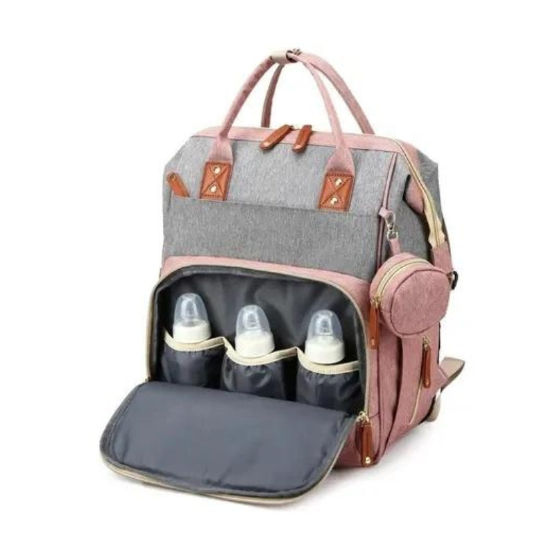 baby bett tasche - Schwarz - Rosa